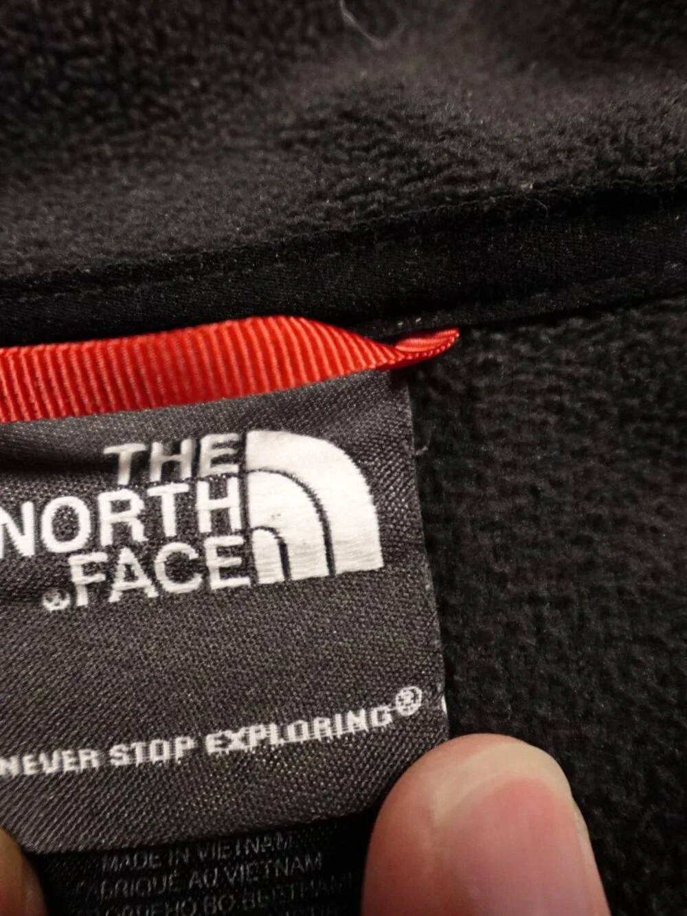 The North Face Polartec 1/4 Zip Fleece Pullover Men’s‎ Large Black Outdoor